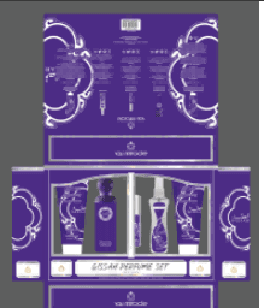 YOU MIRACLE YM7874 Fragrance gift set — purple box