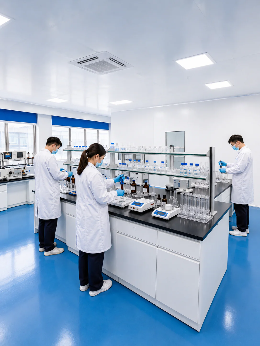 Quality-laboratory Scene Record